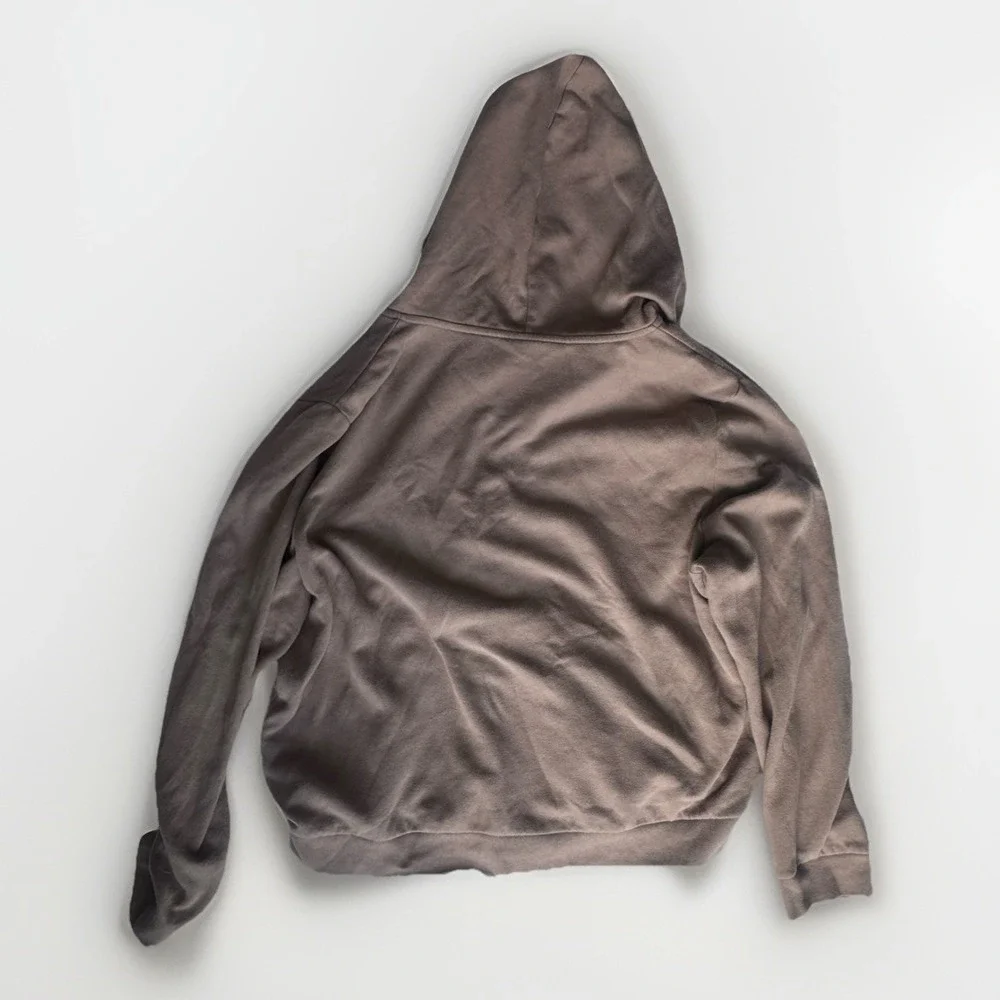 Victoria's Secret PINK Full Zip Hoodie Mauve Pink Women's XXL Oversized